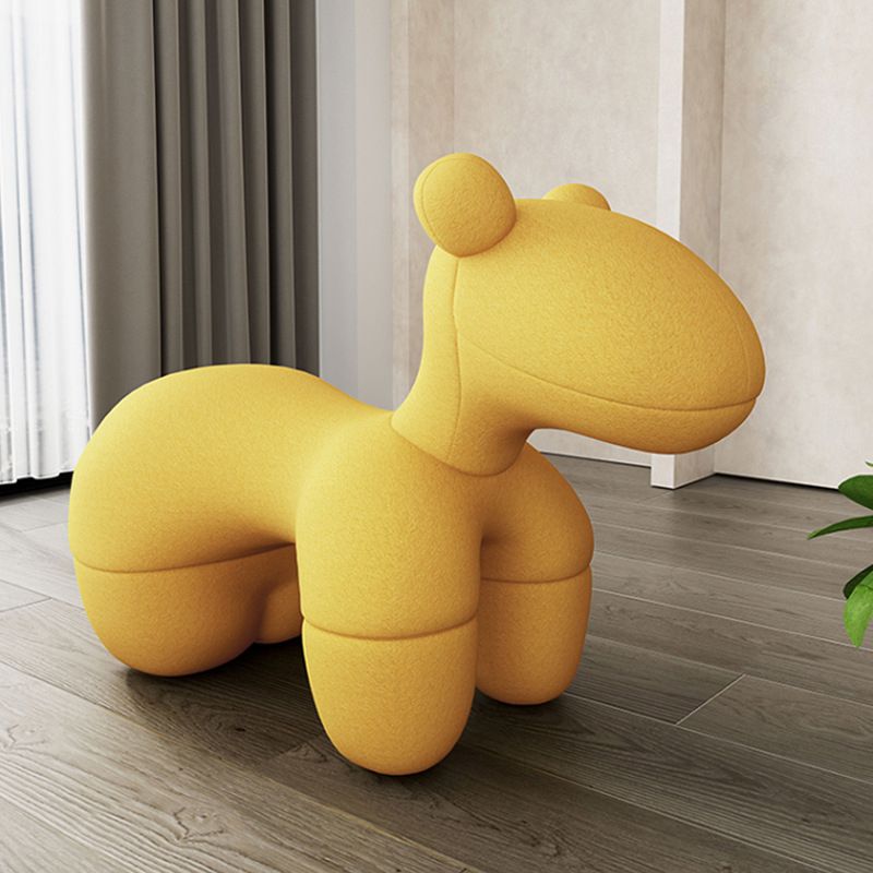 Poltrona in velluto moderno a sedia ad armi senza braccia, rosa/giallo/grigio/blu