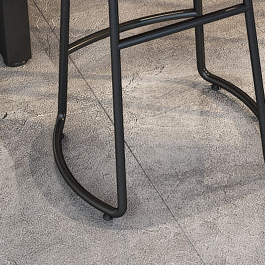 Massivholz Esshocker zeitgenössische Barhocker mit Fußstütze