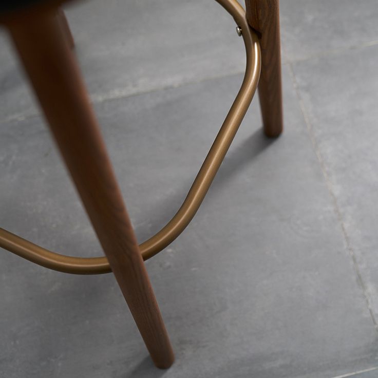 Industrial Solid Wood Bar Stools Living Room Upholstered Stool