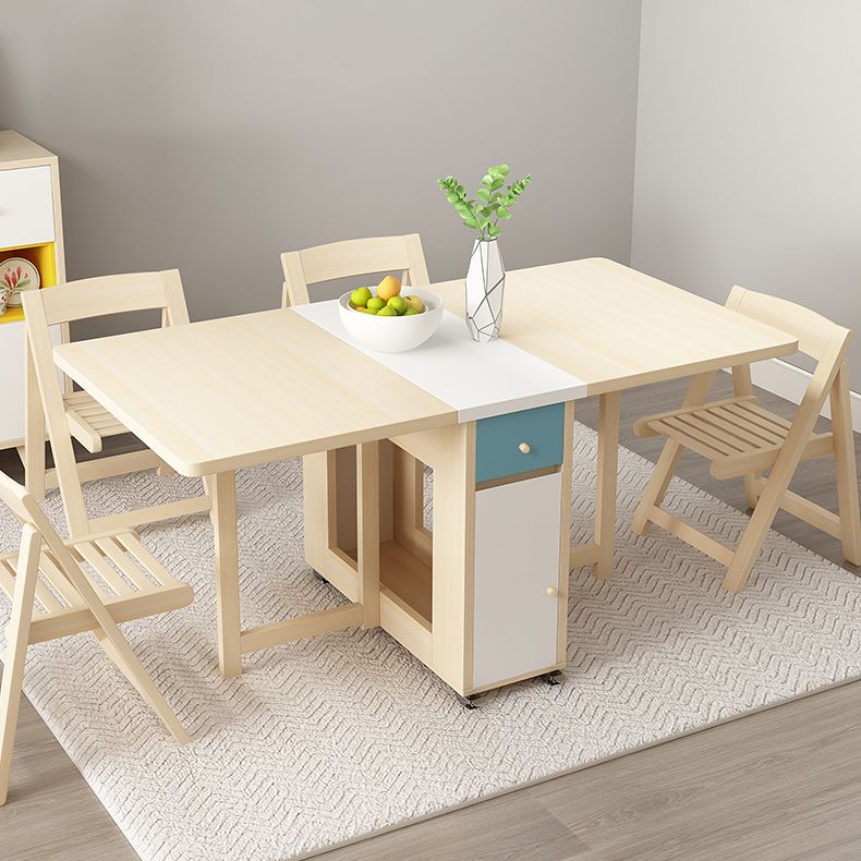 Mid-Century Dining Table Rectangle Wooden Dining Table with Trestle Base Clearhalo 'Dining Tables & Seating' 'Dining Tables' 'dining_table' 'furn' 'furn_dining_table' 'Furniture' 'furniture_dining_table' 'Kitchen & Dining Furniture' 'kitchen' 'kitchen_dining_table' 1200x1200_2a5dbce2-b8bc-4814-8d11-266882250d9c