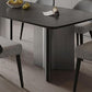 Contemporary Style 1/4/5/7 Pieces Dining Chairs Set Stone Rectangle Furniture in Black