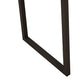 Modern Stone and Steel Dinette Table Double Pedestal Dining Room Black Frame Table Clearhalo 'Dining Tables & Seating' 'Dining Tables' 'dining_table' 'furn' 'furn_dining_table' 'Furniture' 'furniture_dining_table' 'Kitchen & Dining Furniture' 'kitchen' 'kitchen_dining_table' 1200x1200_2a664cf9-7611-4494-bdd7-1ee550a57dd2