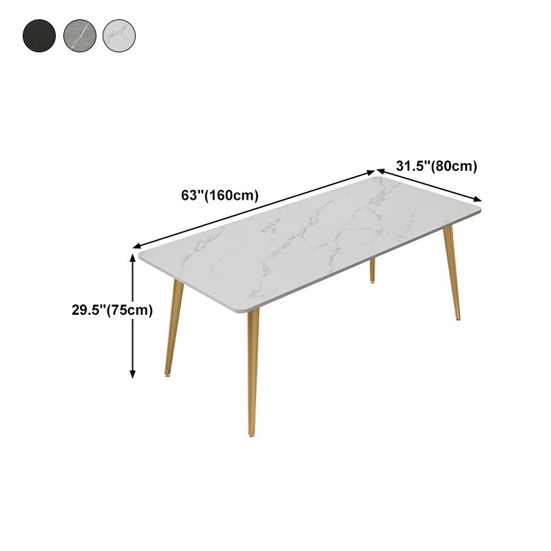 Modern Style Office Desk Home Rectangular Sintered Stone Writing Desk Clearhalo 'Furniture' 'furniture_office_desk' 'Office Desks' 'Office Furniture' 'office_desk' 1200x1200_2a666334-95dd-44d5-9220-f36ac0932888
