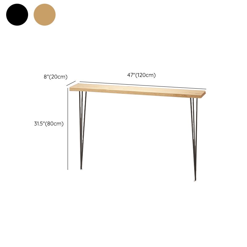 Tavolo della console contemporanea a forma di rettangolo