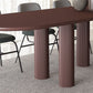Modern Oval Dining Table Tripod Base Kitchen Dining Table with Solid Wood Clearhalo 'Dining Tables & Seating' 'Dining Tables' 'dining_table' 'furn' 'furn_dining_table' 'Furniture' 'furniture_dining_table' 'Kitchen & Dining Furniture' 'kitchen' 'kitchen_dining_table' 1200x1200_2a66f5b7-fa53-49ce-838a-417c9c5e796d