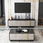 Console multimédia contemporaine Console de meuble TV en bois avec tiroirs