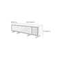 Glam TV Media Console Wood Media Console TV Stand with 3 Drawers