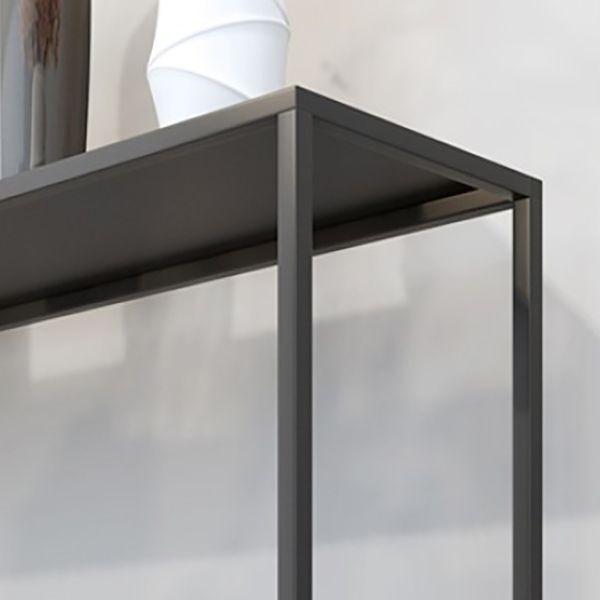 Contemporary Style Console Table Metal Rectangle Accent Table