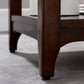 Country Double Tier Wood End Table 4 Legs Sofa Side Table with Shelf Clearhalo 'Coffee & Accent Tables' 'End & Side Tables' 'end_side_tables' 'furn' 'furn_end_side_tables' 'Furniture' 'Living Room Furniture' 1200x1200_2a6f68bd-a4d4-4d83-82cb-ccb7fae6899d