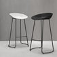 Modern Armless Backrest Counter Stool Iron Cashier Bar Stool with Acrylic Seat and Pedal Clearhalo 'Bar Furniture' 'Bar Stools' 'bar_stools' 'furn' 'furn_bar_stools' 'Furniture' 'furniture_bar_stools' 'Kitchen & Dining Furniture' 1200x1200_2a702214-5891-4b38-993b-1a50e29fb8f3