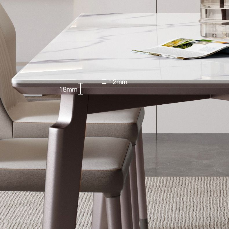 Modern 1/3/4/5/6 Pcs Dining Chairs Set Sintered Stone Dining Room Set Clearhalo 'Dining Room Sets' 'Dining Tables & Seating' 'dining_room_set' 'furn' 'furn_dining_room_set' 'Furniture' 'furniture_dining_room_set' 'Kitchen & Dining Furniture' 1200x1200_2a70e13f-e76d-49a5-b245-5b685654e7af