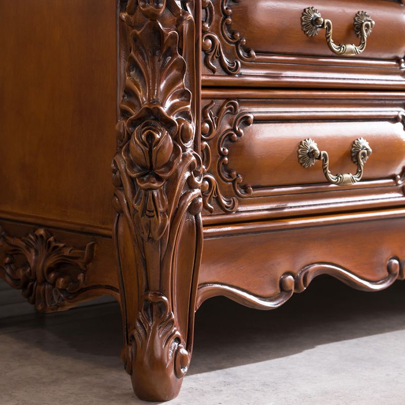 Traditional Rubber Wood TV Console Open Storage TV Media Stand for Living Room Clearhalo 'furn' 'furn_tv_stands_entertainment_centers' 'Furniture' 'Living Room Furniture' 'TV Stands & Entertainment Centers' 'TV Stands & Media Storage Furniture' 'tv_stands_entertainment_centers' 1200x1200_2a70eb83-60cf-49b2-ab67-4fb86a0b0b5b