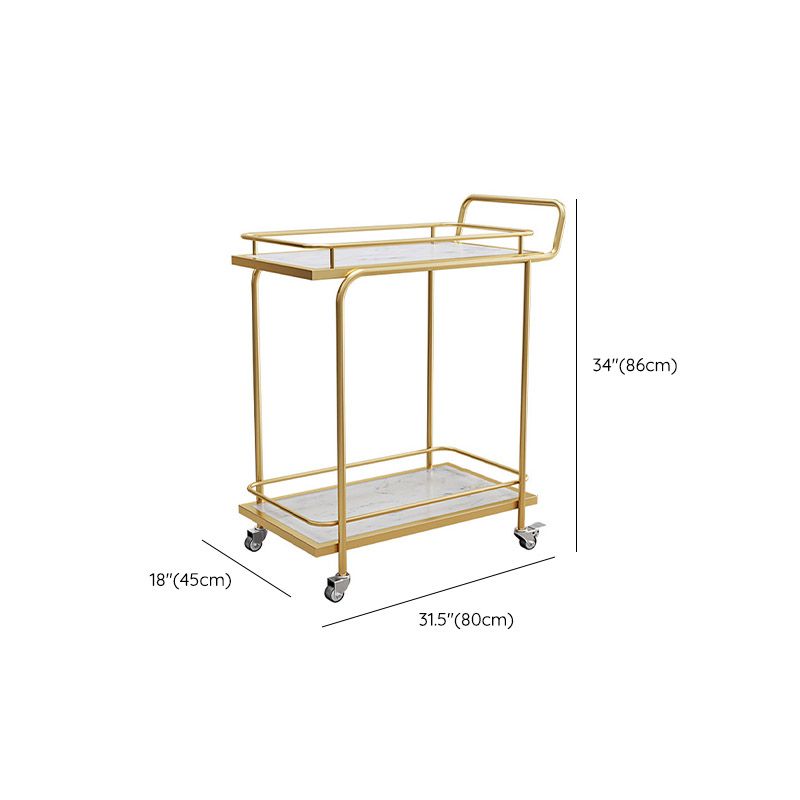 Modern Open Storage Prep Table Rectangular Rolling Kitchen Trolley Clearhalo 'furn' 'furn_kitchen_islands_carts' 'Furniture' 'Kitchen & Dining Furniture' 'Kitchen Islands & Carts' 'kitchen_islands_carts' 1200x1200_2a71ad43-3ce7-4cc0-b44b-45ed04ffbe68