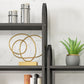 Modern Style Metal Bookshelf Vertical Open Shelf Bookcase for Home Clearhalo 'Bookcases' 'furn' 'furn_bookcases' 'Furniture' 'furniture_bookcases' 'kitchen' 'kitchen_bookcases' 'Living Room Furniture' 'Office Furniture' 1200x1200_2a71da22-1d4d-445b-8cdc-456120e14b28