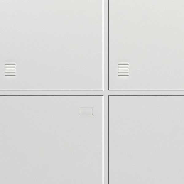 Armoire de garde-robe en acier armoire de garde-robe à charnière contemporaine pour la maison