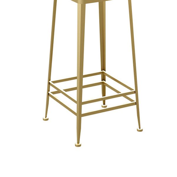 Contemporary Restaurant Iron Barstool Matte Finish Footrest Stool Clearhalo 'Bar Furniture' 'Bar Stools' 'bar_stools' 'furn' 'furn_bar_stools' 'Furniture' 'furniture_bar_stools' 'Kitchen & Dining Furniture' 1200x1200_2a72c13c-e980-462b-9b1a-06892faea0da