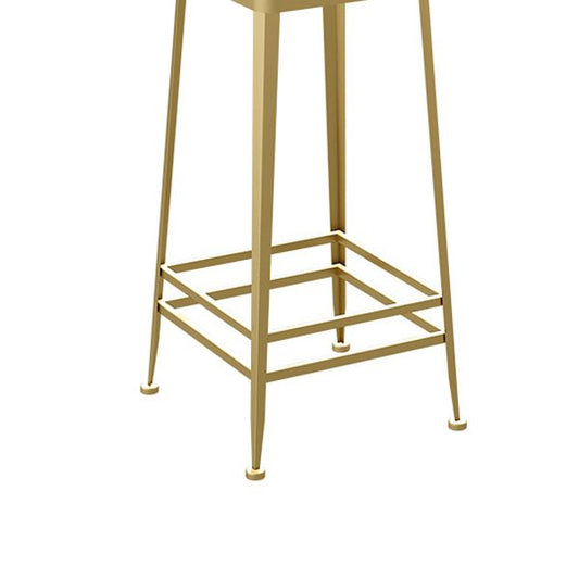 Contemporary Restaurant Iron Barstool Matte Finish Footrest Stool Clearhalo 'Bar Furniture' 'Bar Stools' 'bar_stools' 'furn' 'furn_bar_stools' 'Furniture' 'furniture_bar_stools' 'Kitchen & Dining Furniture' 1200x1200_2a72c13c-e980-462b-9b1a-06892faea0da