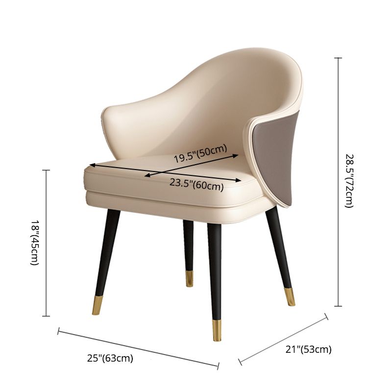Contemporary Style Wood Indoor Parsons Chair of 25'' Wide Dining Chair Clearhalo ' kitchen&dining_furn' 'Dining Chairs' 'Dining Tables & Seating' 'dining_chair' 'furn' 'furn_dining_chair' 'Furniture' 'furniture_dining_chair' 'Kitchen & Dining Furniture' 'kitchen' 1200x1200_2a731d9a-bf0c-4d55-8d84-e3dfeff7bd44