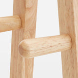 Talbero di ingresso in legno di gomma in gomma per cappotto in stile contemporaneo per soggiorno