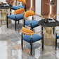 Glam Faux Marble Dining Table Metal Dining Table for Home Use Clearhalo 'Dining Tables & Seating' 'Dining Tables' 'dining_table' 'furn' 'furn_dining_table' 'Furniture' 'Kitchen & Dining Furniture' 1200x1200_2a74ba5b-6ad3-4bfb-88aa-3a0c87424d50