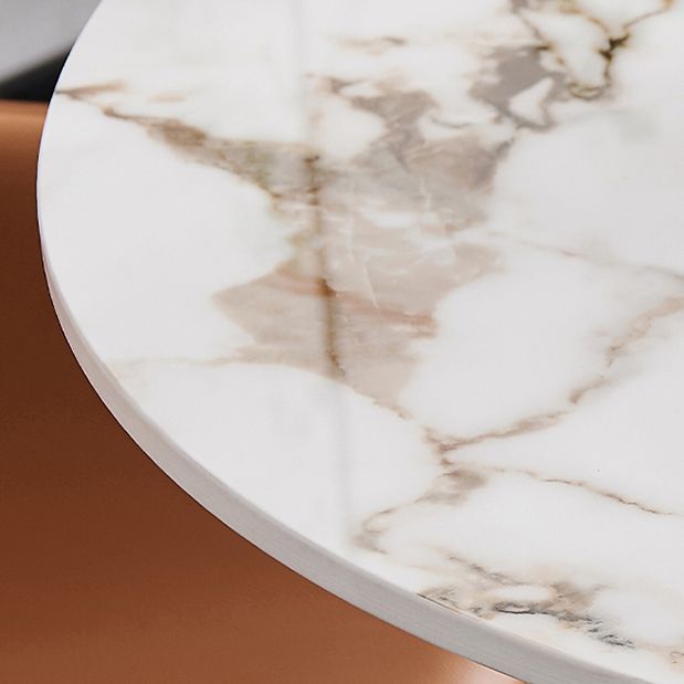 Modern 1/2/3 Pieces Dining Set Round Sintered Stone Dining Table Set Clearhalo 'Dining Room Sets' 'Dining Tables & Seating' 'dining_room_set' 'furn' 'furn_dining_room_set' 'Furniture' 'furniture_dining_room_set' 'Kitchen & Dining Furniture' 1200x1200_2a753d71-314f-4975-8c1c-92928d71dd3e