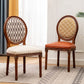Solid Wood Country Style Dining Chair Matte Finish King Louis Back Side Chair Clearhalo ' kitchen&dining_furn' 'Dining Chairs' 'Dining Tables & Seating' 'dining_chair' 'furn' 'furn_dining_chair' 'Furniture' 'furniture_dining_chair' 'Kitchen & Dining Furniture' 'kitchen' 1200x1200_2a75d33c-17c9-44f9-bc80-6e4f09e12ef2