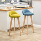 Scandinavian Upholstered Footrest Barstool Matte Finish Wood Bristol Stool Clearhalo 'Bar Furniture' 'Bar Stools' 'bar_stools' 'furn' 'furn_bar_stools' 'Furniture' 'furniture_bar_stools' 'Kitchen & Dining Furniture' 1200x1200_2a7907b8-f03e-484d-889e-66a576037c7c