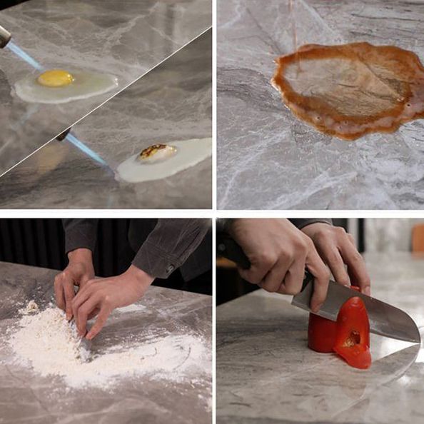 Contemporary Sintered Stone Top Gray Dining Set Rectangle Shape Standard Dining Set for Kitchen Clearhalo 'Dining Room Sets' 'Dining Tables & Seating' 'dining_room_set' 'furn' 'furn_dining_room_set' 'Furniture' 'furniture_dining_room_set' 'Kitchen & Dining Furniture' 'kitchen&dining_furn' 'kitchen' 1200x1200_2a7a9895-0cf8-490b-928a-4e9a0a95db58