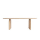 Modern Solid Wood Table for Restaurant Oval Dining Table with Double Pedestal Clearhalo 'Dining Tables & Seating' 'Dining Tables' 'dining_table' 'furn' 'furn_dining_table' 'Furniture' 'furniture_dining_table' 'Kitchen & Dining Furniture' 'kitchen' 'kitchen_dining_table' 1200x1200_2a7bff77-f5a7-46fa-85dc-053c09a63557
