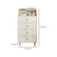 Modern White Cabinet Soft Close Drawers Wood Accent Chests with Drawer