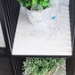 Glam Style Fixed Bar Table 1/2/3 Pieces Faux Marble Rectangle Counter Table Clearhalo 'Bar Furniture' 'furn' 'furn_home_bar_bar_sets' 'Furniture' 'Home Bars & Bar Sets' 'home_bar_bar_sets' 'Kitchen & Dining Furniture' 1200x1200_2a7f780c-58be-4700-8d4f-1ecfddac579e