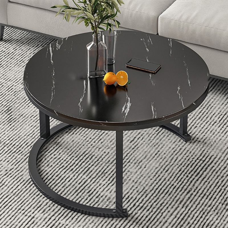 Slate Nesting Coffee Table Set No Distressing Round Coffee Table Set Clearhalo 'Coffee & Accent Tables' 'Coffee Tables' 'coffee_tables' 'furn' 'furn_coffee_tables' 'Furniture' 'Living Room Furniture' 1200x1200_2a829053-37dd-48af-b662-2c69924fe0e1