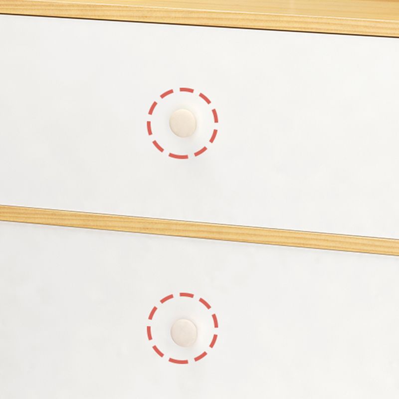 Table moderne 16 "H Lit Imitation Table de nuits de rangement du tiroir en bois