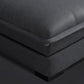 Square Arm Dark Gray Cushion Back Storage Faux Leather L-Shape Sofa Clearhalo 'furn' 'furn_sectionals' 'Furniture' 'furniture_sectionals' 'Living Room Furniture' 'Sectionals' 1200x1200_2a88e445-a13e-49e7-b04b-3efb7e5ba493