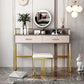 Bedroom Glam 2-Drawer Standing Storage Box Vanity Dressing Table Clearhalo 'Bedroom Furniture' 'furn' 'furn_makeup_vanities' 'Furniture' 'Makeup Vanities' 'makeup_vanities' 1200x1200_2a89b202-a570-4c0a-803f-d5ca2c2c7f87