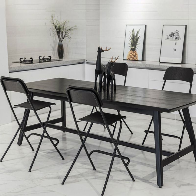 Nordic Steel Simple Folding Barstool 29" H Birch Tall Stool, 1 Piece Clearhalo 'Bar Furniture' 'Bar Stools' 'bar_stools' 'furn' 'furn_bar_stools' 'furniture_bar_stools' 'Kitchen & Dining Furniture' 'kitchen&dining_furn' 'kitchen' 'kitchen_furn' Furniture' 1200x1200_2a8a2d17-a710-4e27-95b5-a8a59430f2a8