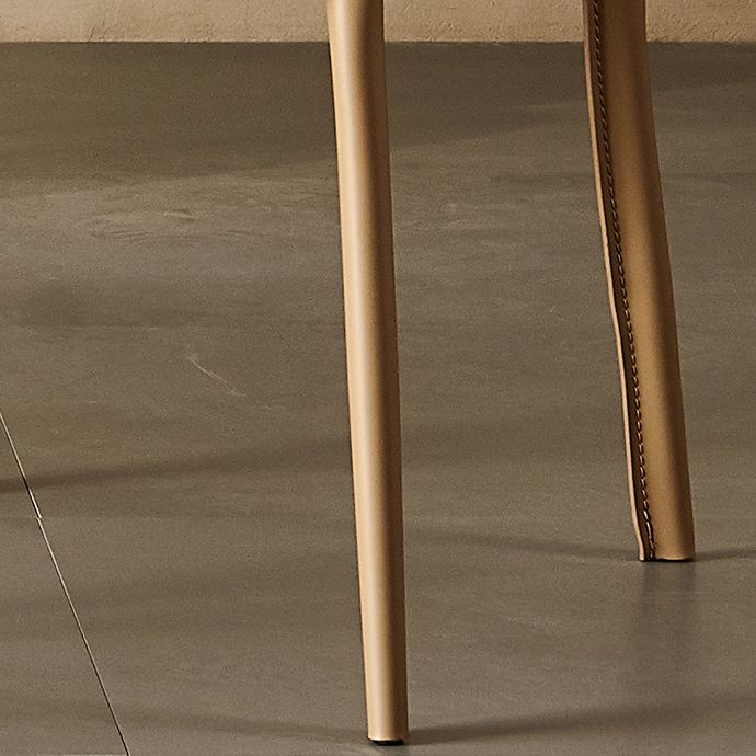 Faux Leather Dining Arm Chair Contemporary Dining and Accent Chairs Clearhalo 'Dining Chairs' 'Dining Tables & Seating' 'dining_chair' 'furn' 'furn_dining_chair' 'Furniture' 'Kitchen & Dining Furniture' 1200x1200_2a8a565a-f3b6-470c-b2a0-5a99fbf81e4d