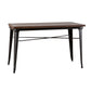 Industrial 4 Legs Pedestal Dining Table Pine Table for Dining Room Clearhalo 'Dining Tables & Seating' 'Dining Tables' 'dining_table' 'furn' 'furn_dining_table' 'Furniture' 'Kitchen & Dining Furniture' 1200x1200_2a8bbd49-3681-4fe1-ab99-473e6de3e8d7