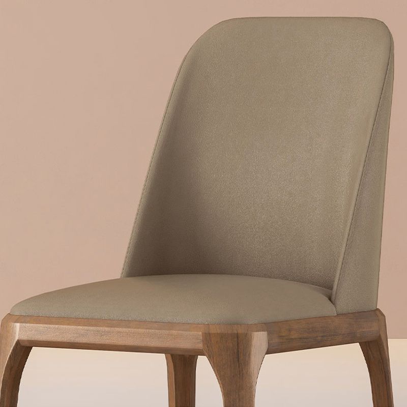 Contemporary Dining Chairs Dining Armless Side Chairs with Wooden Legs Clearhalo ' kitchen&dining_furn' 'Dining Chairs' 'Dining Tables & Seating' 'dining_chair' 'furn' 'furn_dining_chair' 'Furniture' 'furniture_dining_chair' 'Kitchen & Dining Furniture' 'kitchen' 1200x1200_2a8c2b25-6759-45c0-853b-a6224eb0bdcc