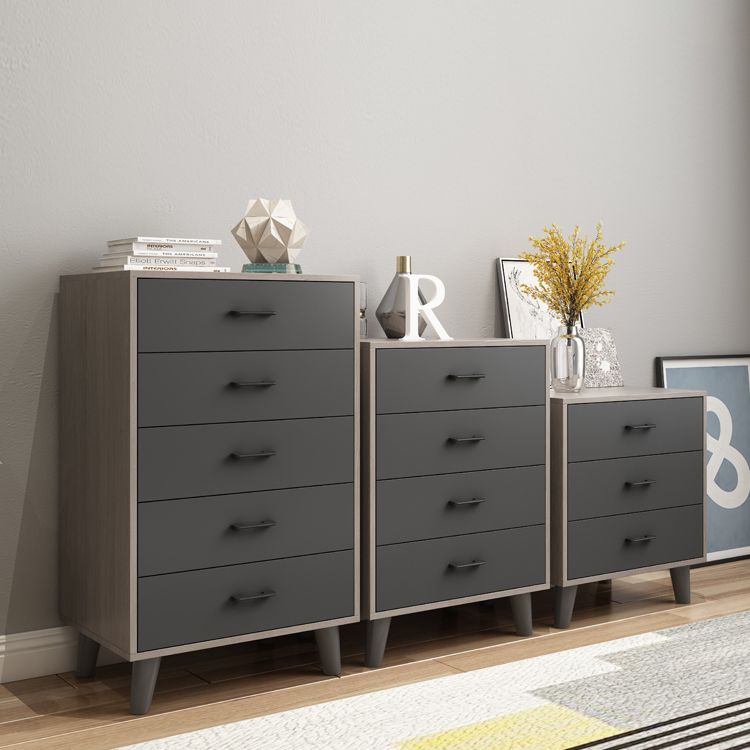 Gray Buffet Table Wood Multi Drawer Modern Style Buffet Table for Living Room Clearhalo 'buffet_sideboard' 'Buffets & Sideboards' 'furn' 'furn_buffet_sideboard' 'Furniture' 'Kitchen & Dining Furniture' 1200x1200_2a8d419a-feab-4a5f-80c7-c4354b17c26c