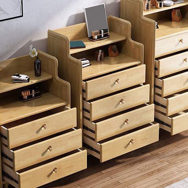Glam Vertical Solid Wood Storage Chest Bedroom Chest with Drawers Clearhalo 'Bedroom Furniture' 'Dressers & Chests' 'dressers_chests' 'furn' 'furn_dressers_chests' 'Furniture' 1200x1200_2a8ecc90-e59d-4156-b491-544850e08cb3