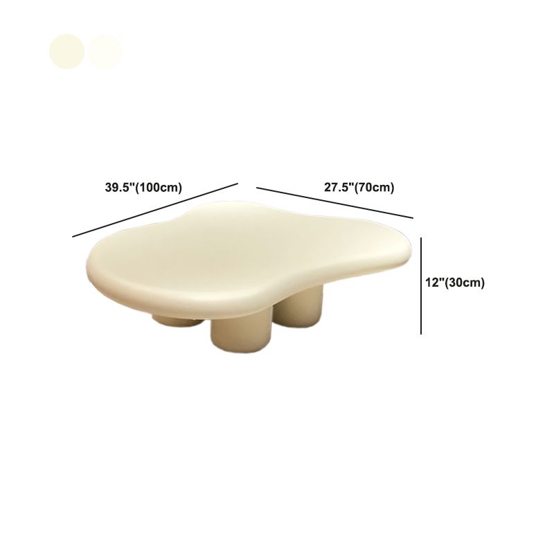 Tavolino da caffè a 3 gambe scandinavi tavolino in legno per soggiorno