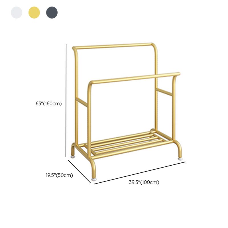 Modern Style Coat Rack Free Standing Solid Color Coat Hanger with Shelves Clearhalo 'Entry & Mudroom Furniture' 'furn' 'furn_hall_tree_coat_racks' 'Furniture' 'Hall Trees & Coat Racks' 'hall_tree_coat_racks' 1200x1200_2a918d7a-fbf1-4b49-9fd6-ec77036ed6c2