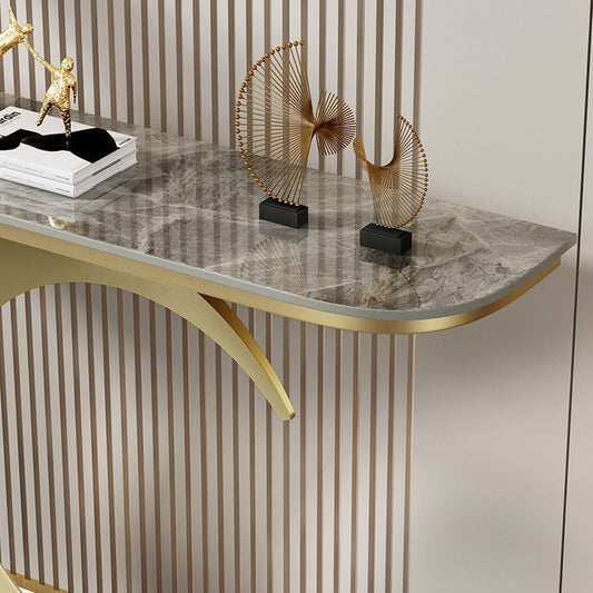 Tavolino console con console antico console con console glam di mezza luna
