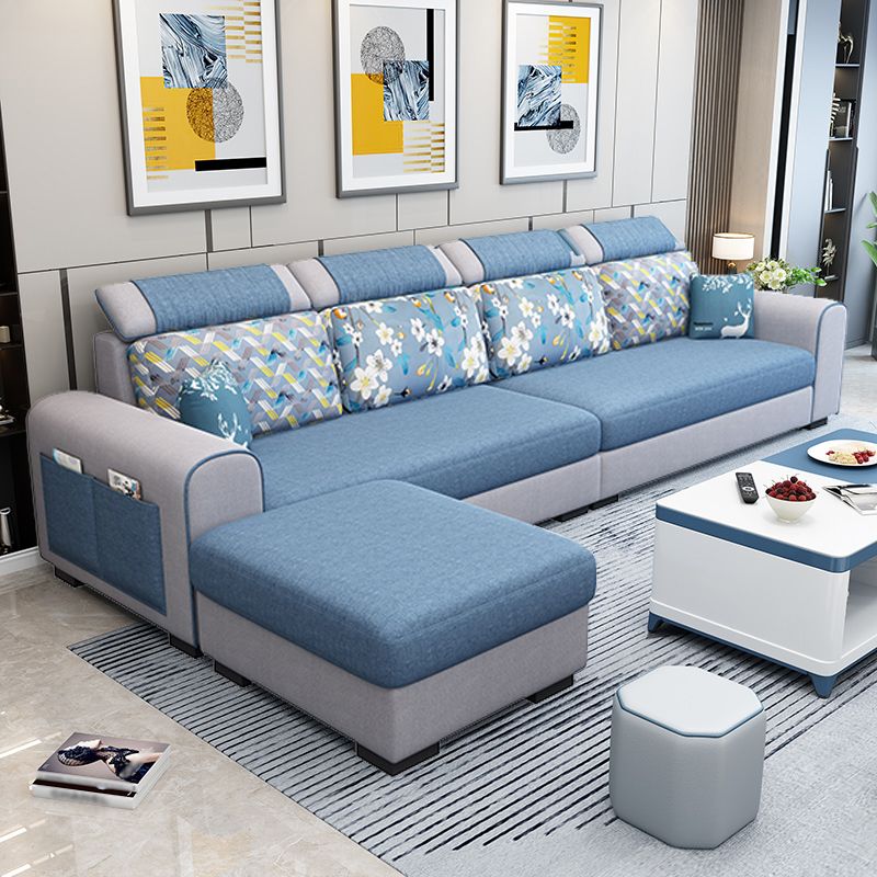 110.2"L √ó 66.93"D √ó 35.43"H Scandinavian High Back Sofa Removable Cushion Sectional Clearhalo 'furn' 'furn_sectionals' 'Furniture' 'furniture_sectionals' 'Living Room Furniture' 'Sectionals' 1200x1200_2a93b477-39ec-4055-8767-13989934a3b5
