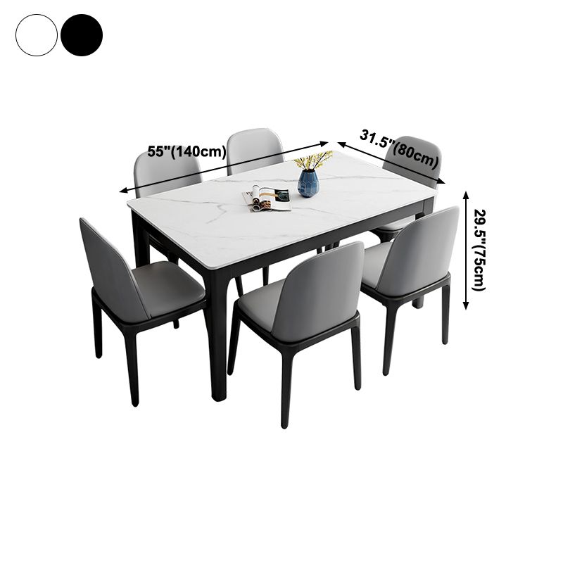 Midcentury Style Dining Room Collection 4 Legs Dining Site Table for Dining Room Clearhalo ' dining_table' 'Dining Tables & Seating' 'Dining Tables' 'furn' 'furn_dining_table' 'Furniture' 'furniture_dining_table' 'Kitchen & Dining Furniture' 'kitchen&dining_furn' 'kitchen' 'kitchen_dining_table' 1200x1200_2a9499be-2eed-4ae6-9a75-4d1d3abd3dfc
