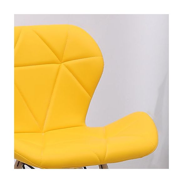 Contemporary Beech Wingback Side Chair Matte Finish Upholstered Dining Chair Clearhalo ' kitchen&dining_furn' 'Dining Chairs' 'Dining Tables & Seating' 'dining_chair' 'Furniture' 'furniture_dining_chair' 'Kitchen & Dining Furniture' 'kitchen' 1200x1200_2a958200-7031-4ebc-8b7d-3554defcf4a6
