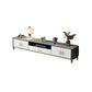 Stone Media Console TV Stand Open Storage TV Stand with Drawer Clearhalo 'furn' 'furn_tv_stands_entertainment_centers' 'Furniture' 'Living Room Furniture' 'TV Stands & Entertainment Centers' 'TV Stands & Media Storage Furniture' 'tv_stands_entertainment_centers' 1200x1200_2a969d1a-2f8b-4bbd-a29d-1c30f55f9483