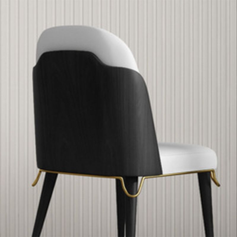 Sillas de comedor contemporáneas Parsons Sillas de comedor sin brazo sin brazo para el hogar