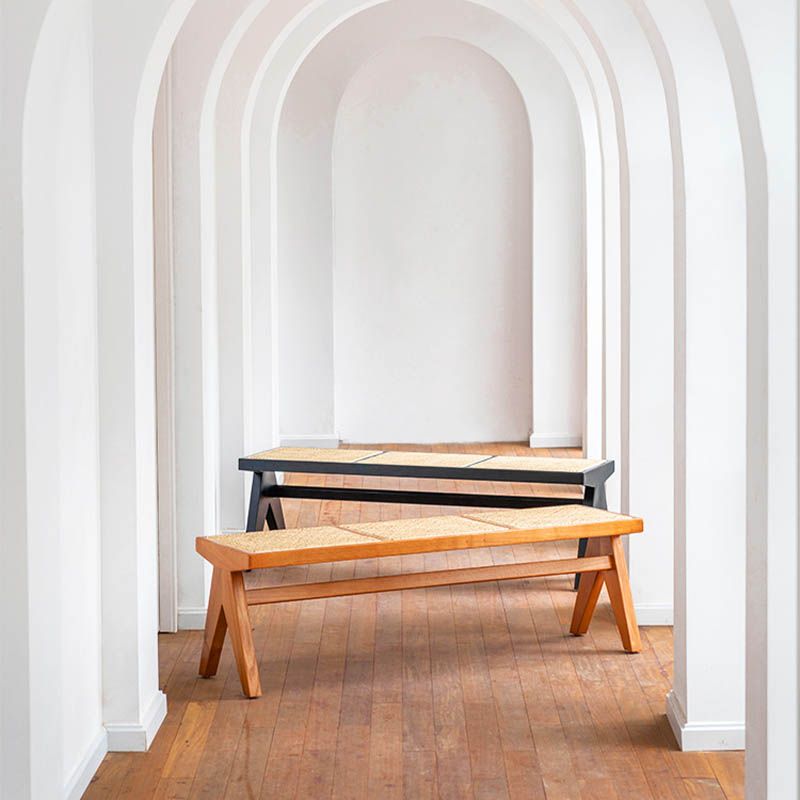 Banco di posti a sedere tropicale Rettangolo di rettangolo e panca per camera da letto, 16 "W